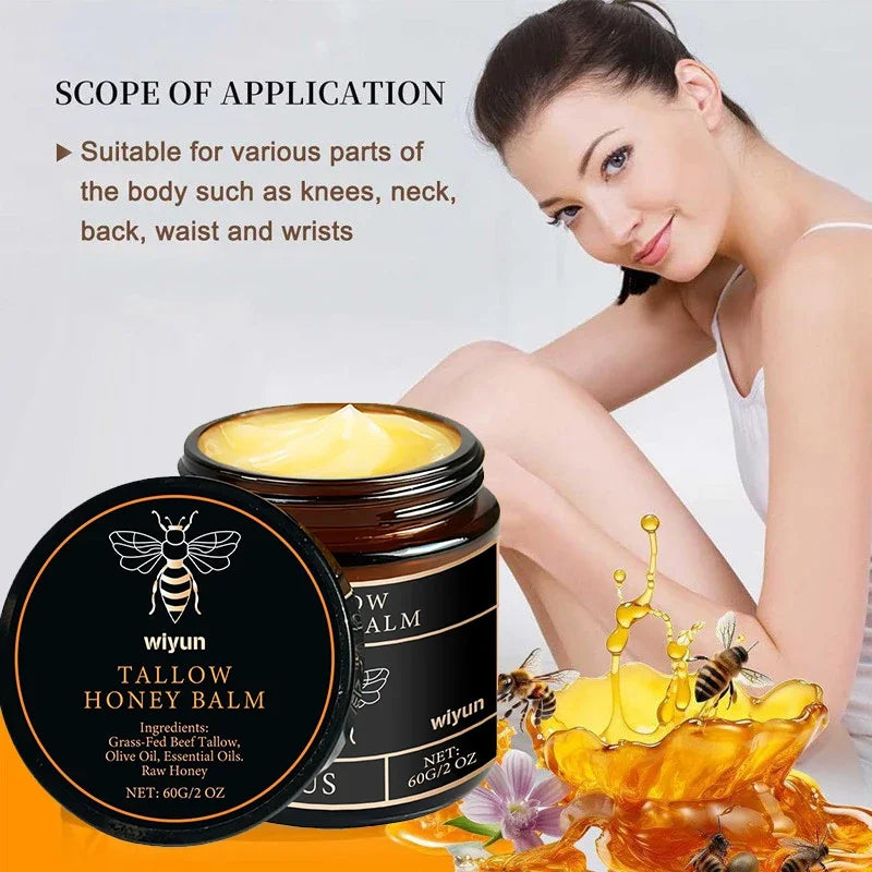60g Beef Tallow Honey Moisturising Cream
