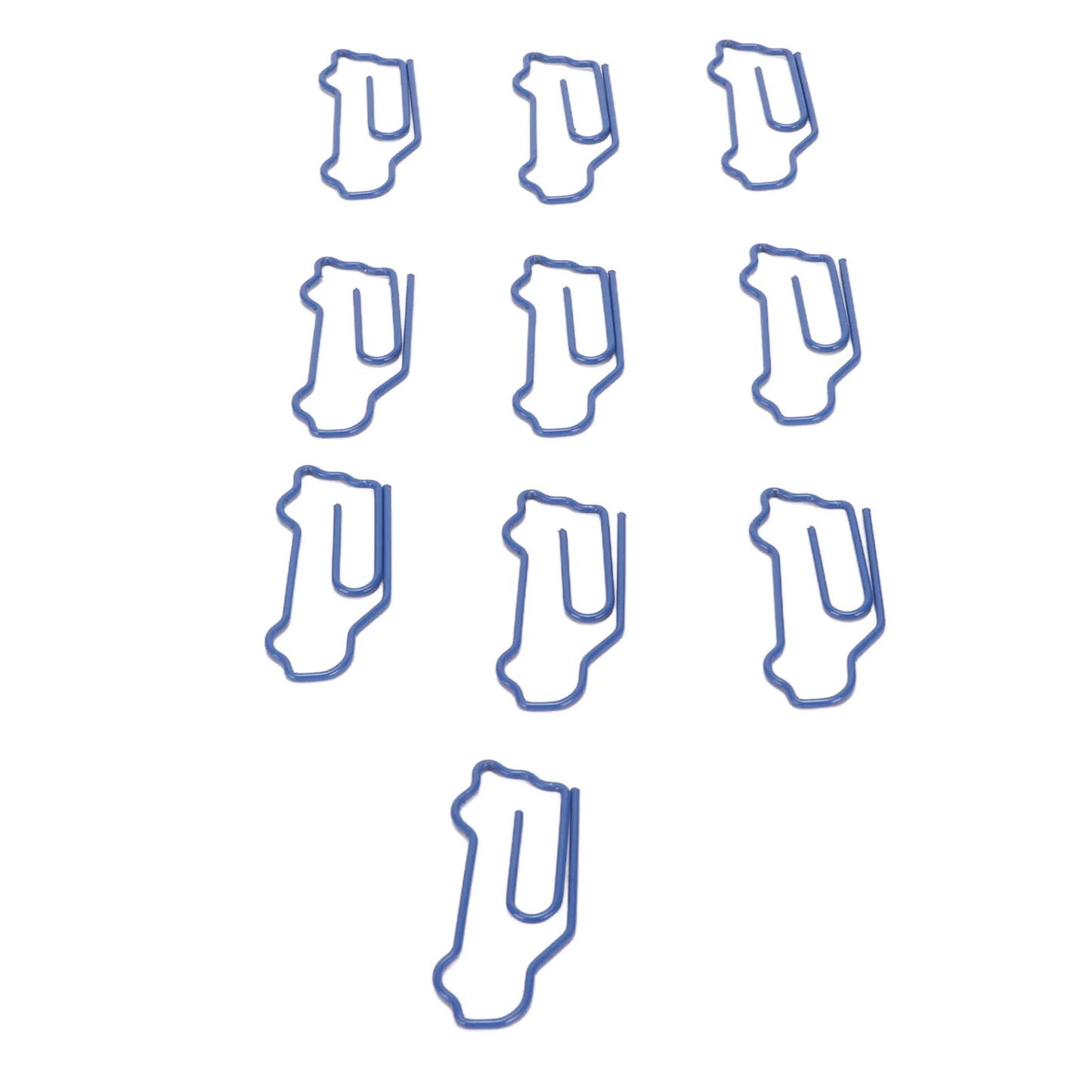 100PCS Shaped Paper Clips Car Shape Metal Cute  Light Portable Clips for Document File Classification  Clips