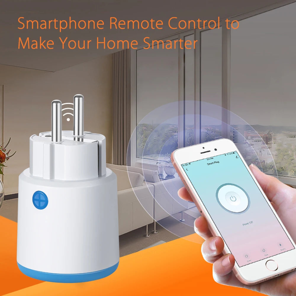 Smart Zigbee Plug Socket 3680W 16A Power Energy Monitoring Timer Switch