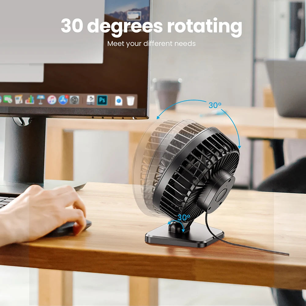GAIATOP Mini USB Desktop Portable Fan
