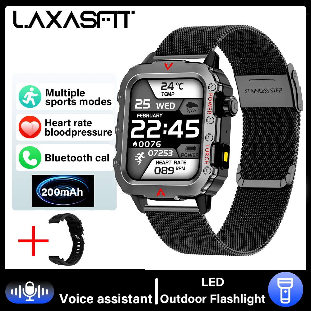 LAXASFIT LED Bluetooth Smart Watch
