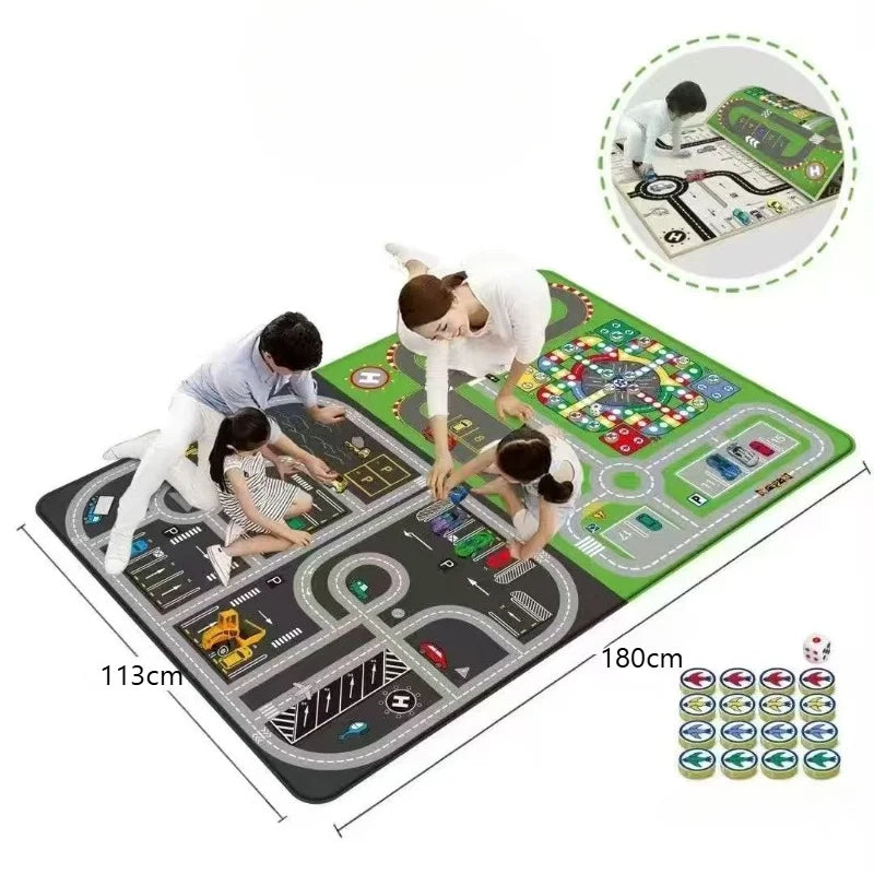 Extra-large Baby Play Mat Non-toxic and Waterproof Suitable for Both Indoor and Outdoor Use Newborn Crawling Mat