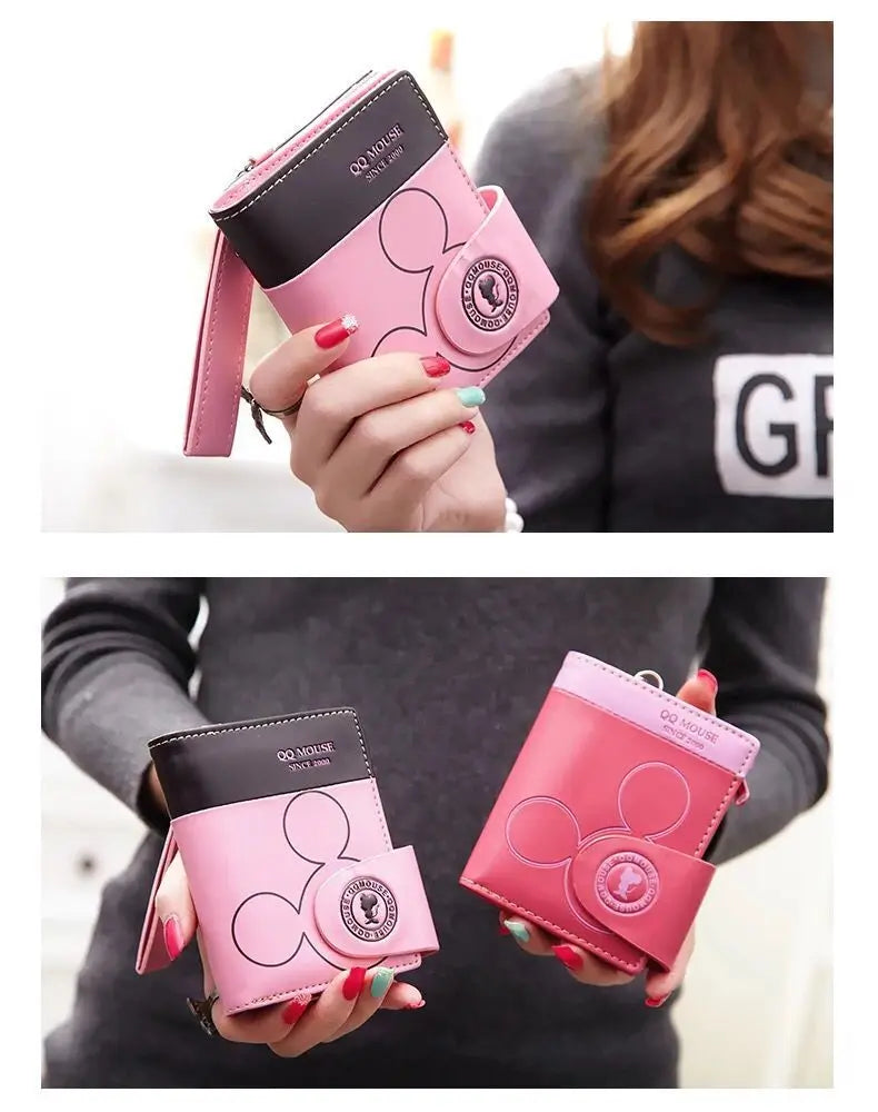 Women's Korean PU Leather Explosion-Style Short Wallet