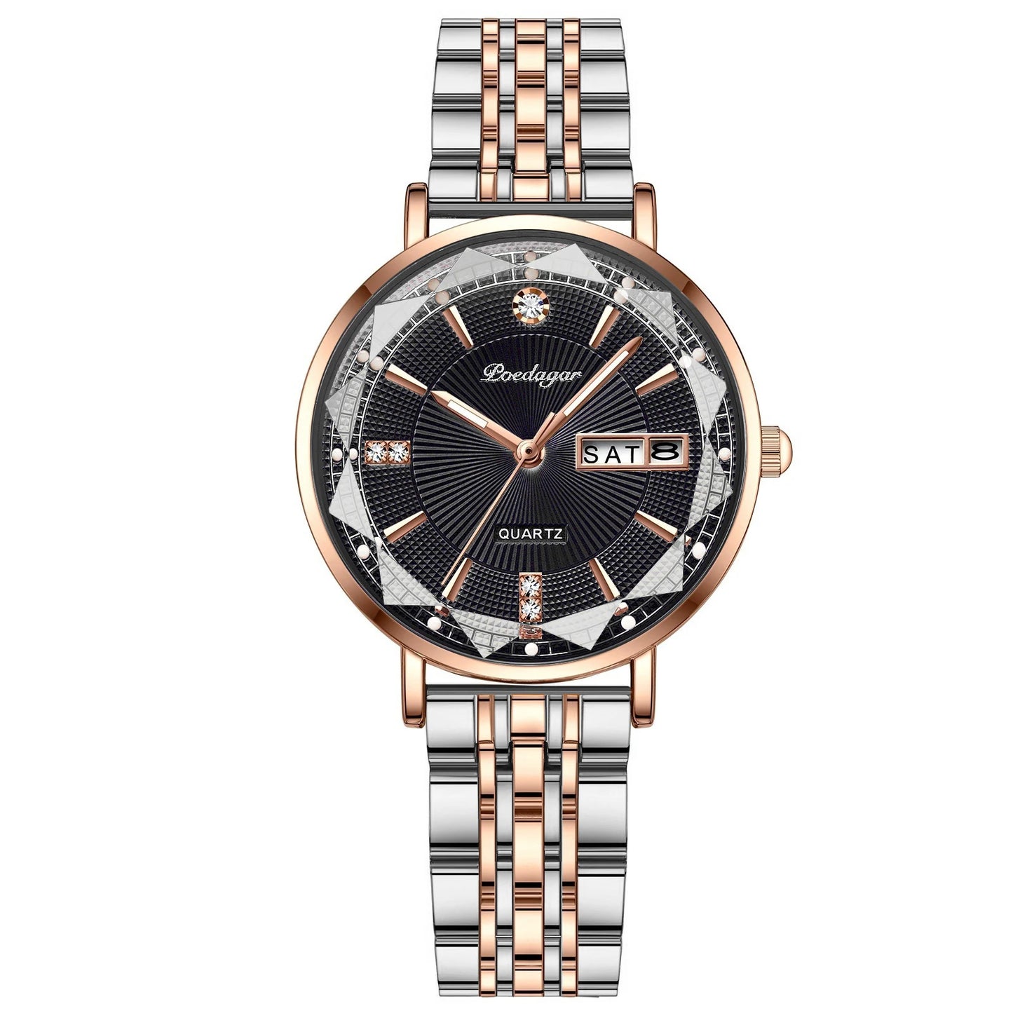 POEDAGAR Top Luxury Brand Woman Watch Waterproof Date Week Elegant Ladies Wristwatch High Quality Fashion Quartz Women's Watches