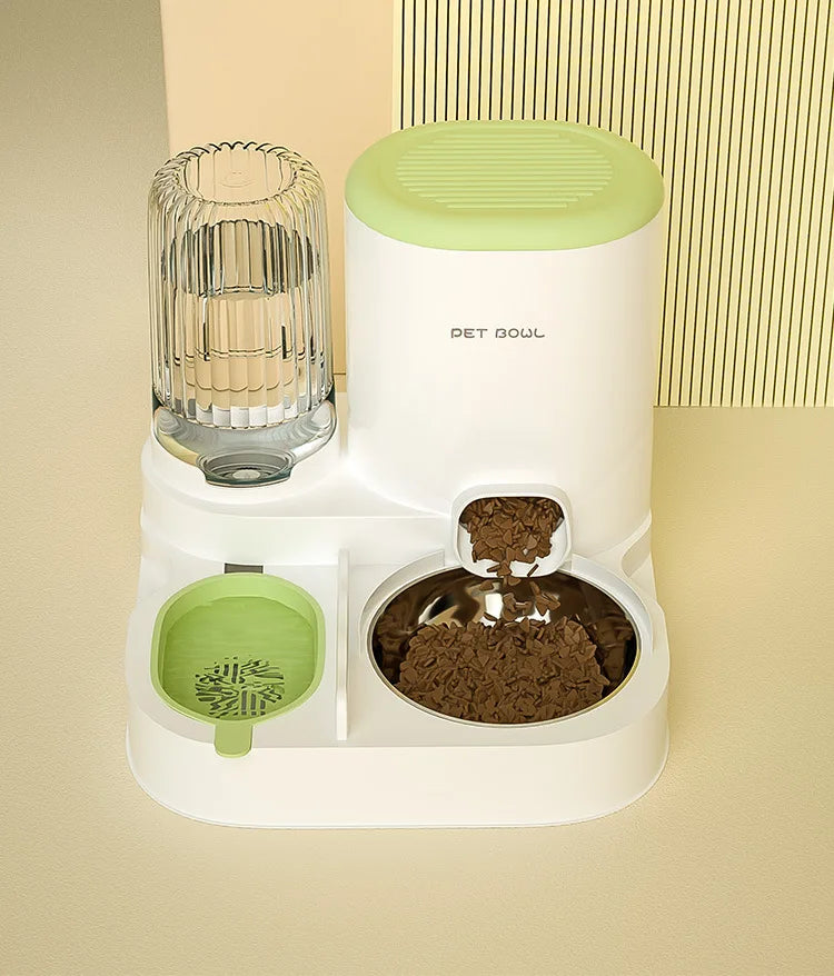Automatic Pet Feeder – Integrated Cat Food & Water Dispenser for Cats and Dogs