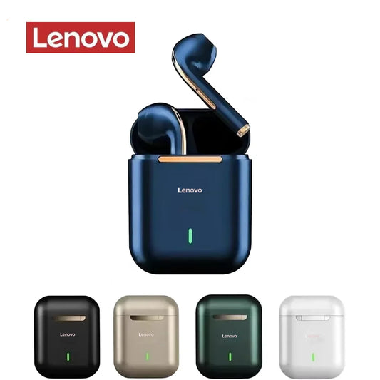 Lenovo J18 Wireless Earphone HiFI In-ear Stereo with Microphone Waterproof Bluetooth Touch Noise-cancelling Various Headphones