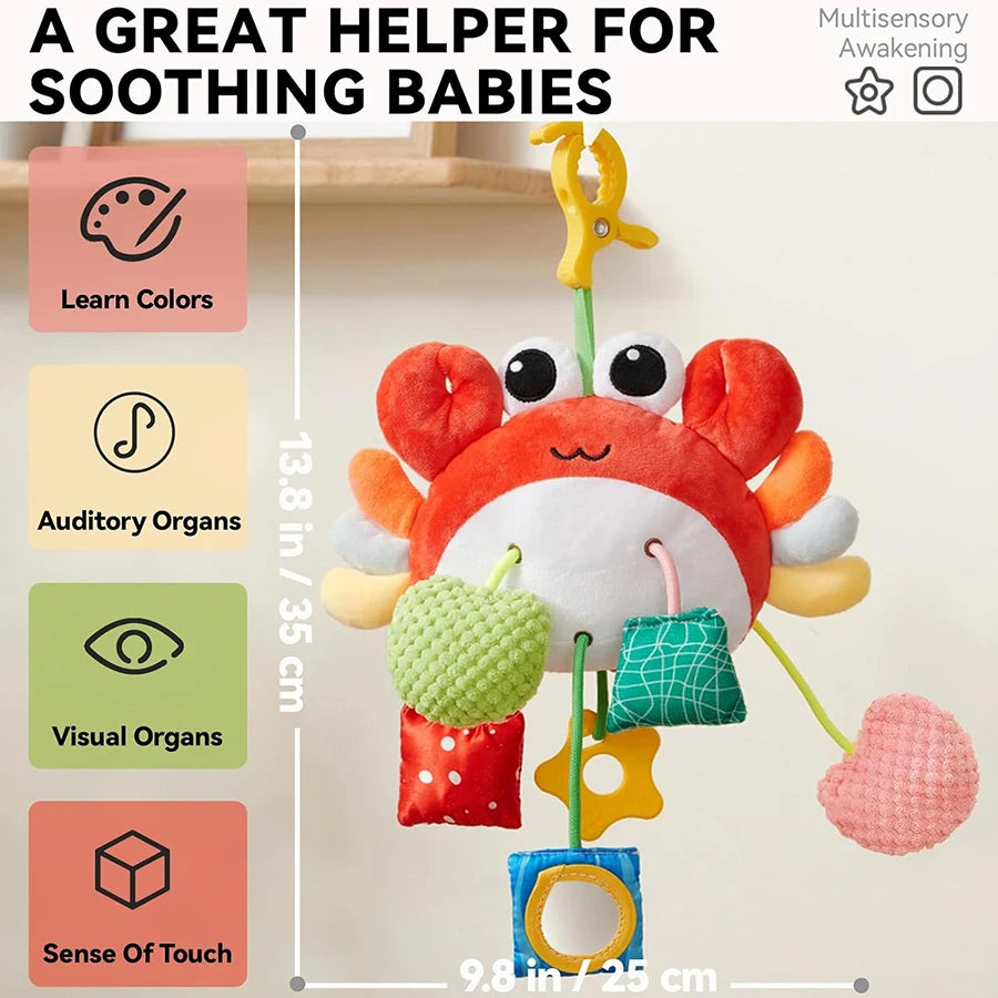 Baby Car Seat Toy, Baby Toys 0-6 Months Newborn Toys, Infant Sensory Toy