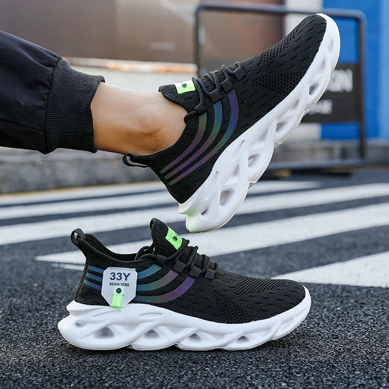 Men's Sneakers Luxury Brand Casuall Sport Shoes Summer Breathable Running Shoes High Quality Fashion Basketball Tenis Masculino