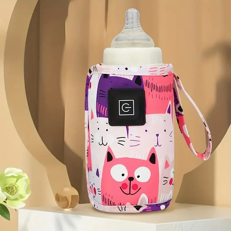 USB Milk & Water Warmer – Portable Bottle Heater and Insulated Bag for Travel, Stroller, and Baby Feeding