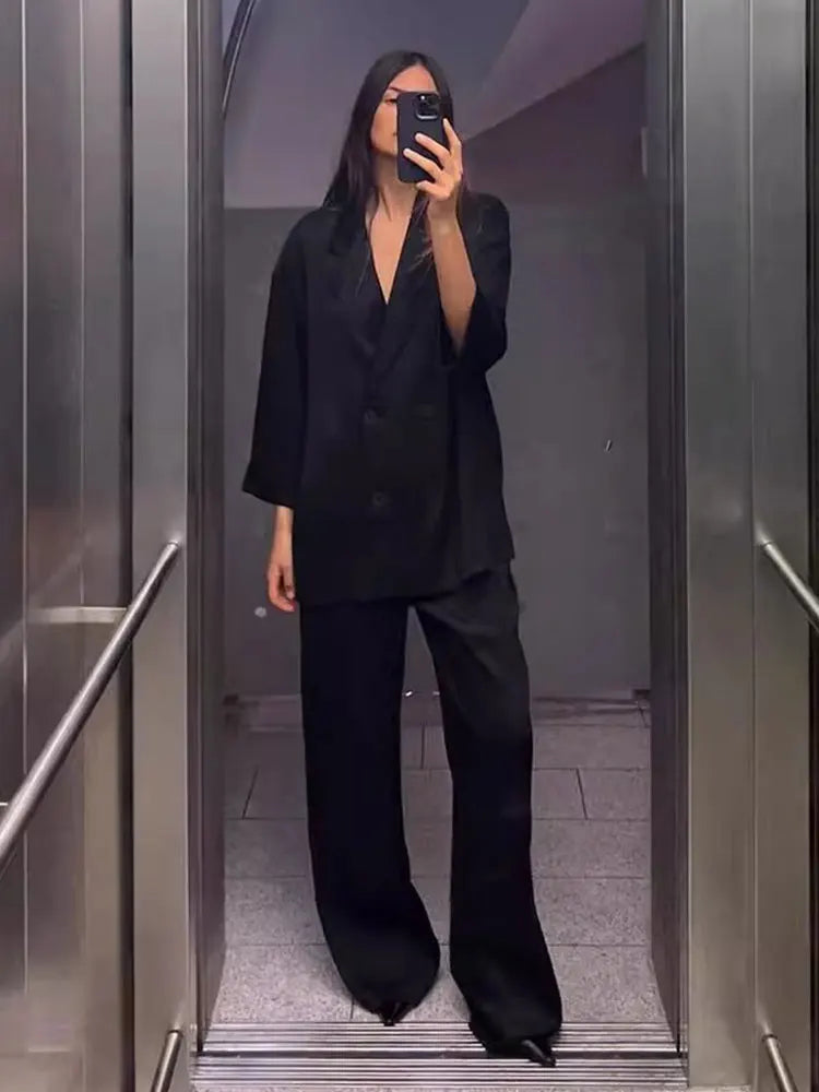 Blazer Coat & Pants Set