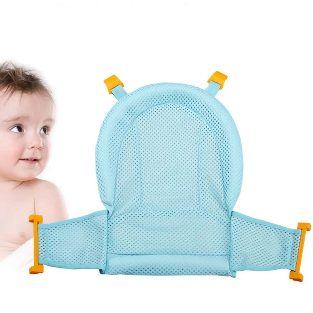 Adjustable Bath Protector Baby Mat Non-slip  Bath Net Mat T Shaped Shower Cradle Bathtub Seat Pad