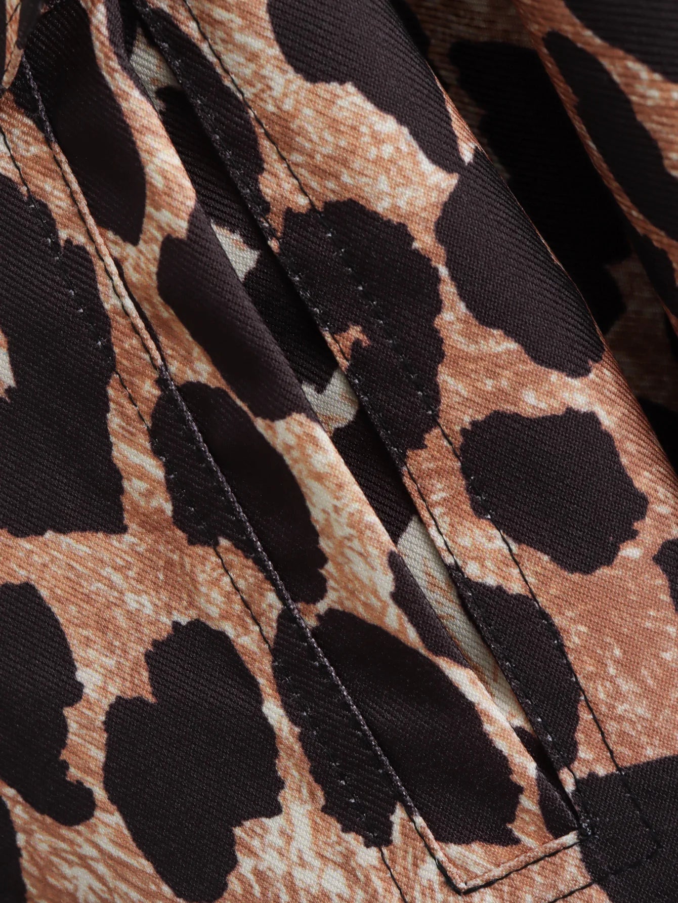 TRAFZA Vintage Casual Women Jackets Leopard Print Zippers Turn-down Collar Short Coats New Fashion 2024 Spring Holiday Jackets