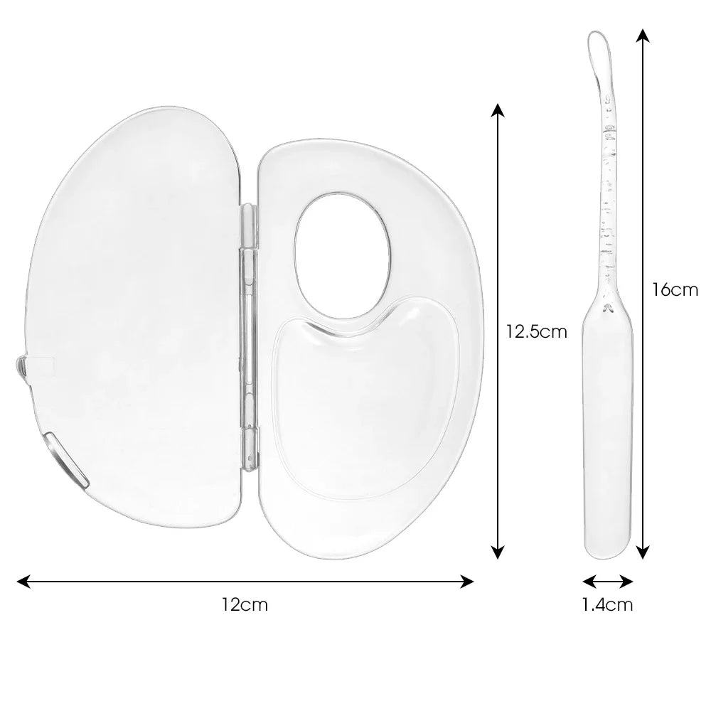 Acrylic Makeup Palette Spatula Kit