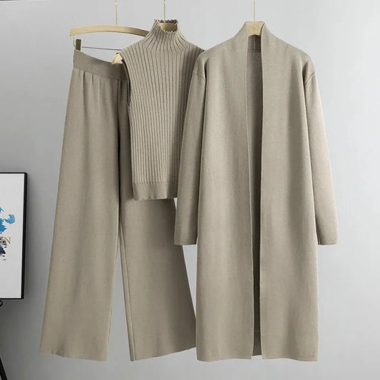 3 Piece Women Cardigan