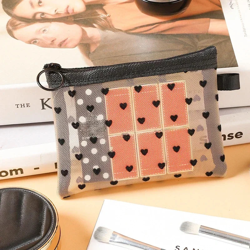 Mesh Cosmetic Travel Storage Makeup Bag Organiser