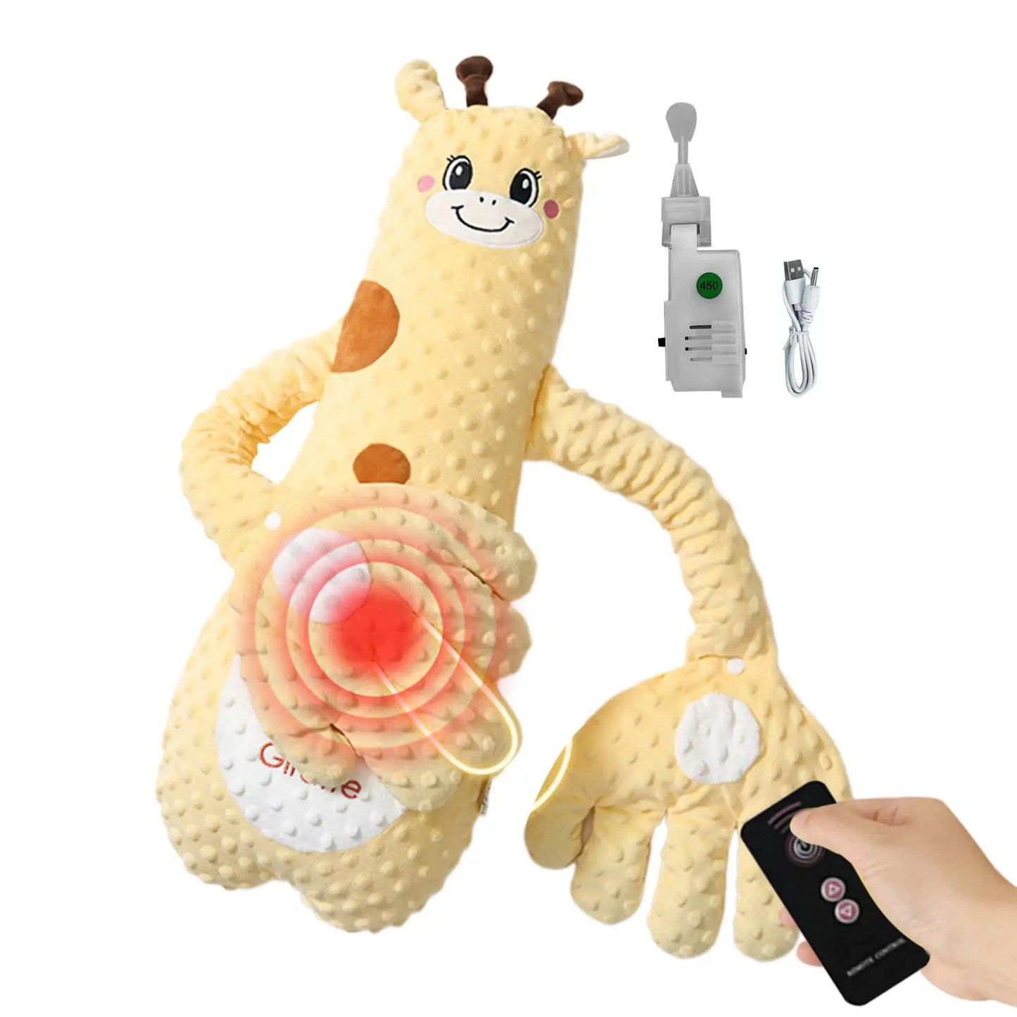 Baby Sleep Toy Baby Patter With 3 Adjustable Modes Interactive Stuffed Animal Shape Cushion Cozy Companion For Car SeatNursery