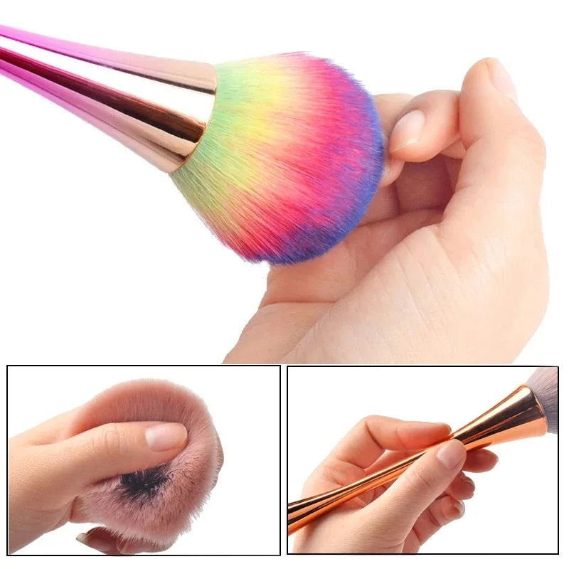 Rose Gold Professional Powder Blush Brush