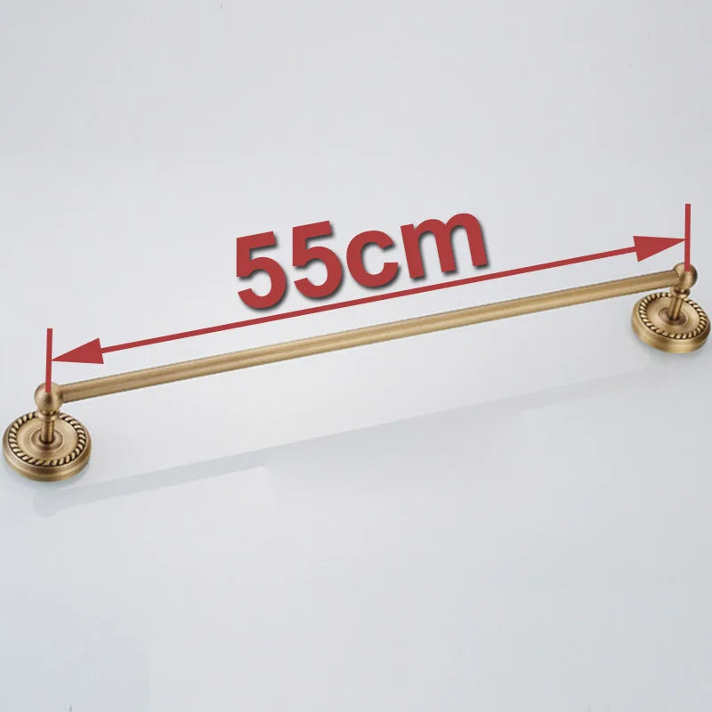 Solid Brass Bathroom Accessories Set,Robe hook,Paper Holder,Towel Bar,Soap Basket,Bathroom Fitting Sets