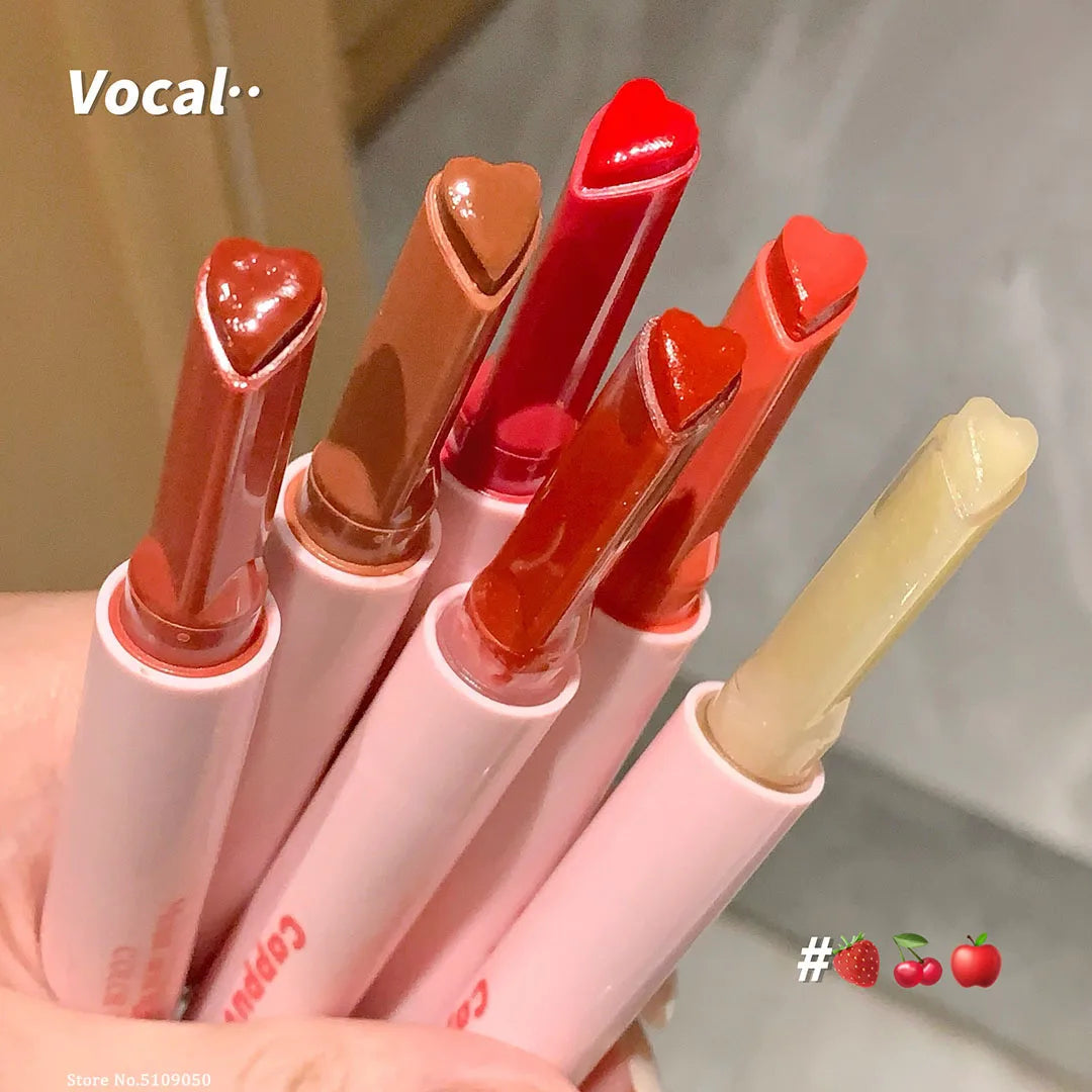 Rose Shimmer Heart Lip Moisturiser