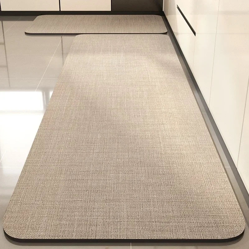 Kitchen Rug Super Absorbent Kitchen Mat for Floor Non-slip Rugs Bathroom Mat Washable Kitchen Carpet