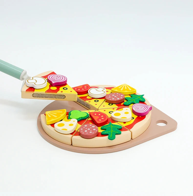 Wooden Kitchen Toys Pretend Toys Cutting Cake Play Set Food Kids Toys Montessori Tea Party Learning Educational Toys For Gifts
