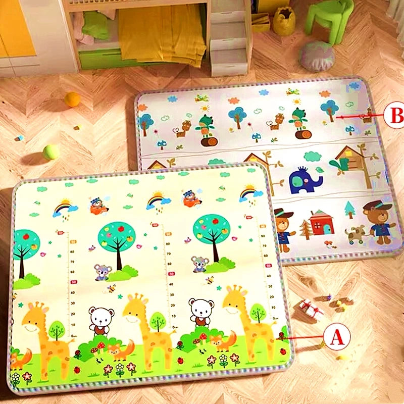 Play Mat for Children's Thick Safety Mat Friendly Crawling Play Mats Folding Mat Carpet Rug Playmat