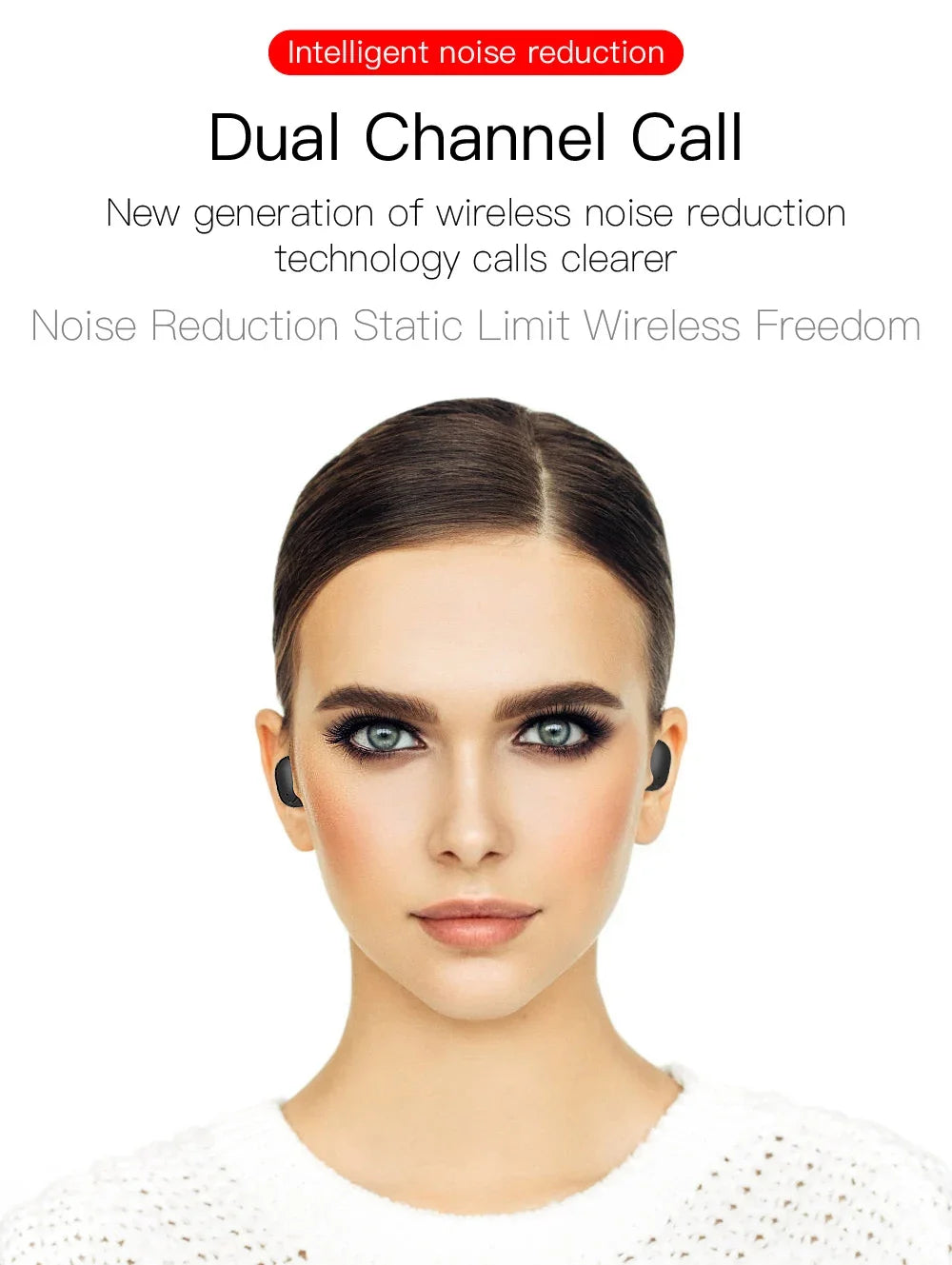 E6S TWS Wireless Headphones Sports Waterproof Bluetooth 5.0 Earphone  Stereo Headset with Microphone for Iphone Xiaomi Vivo Oppo