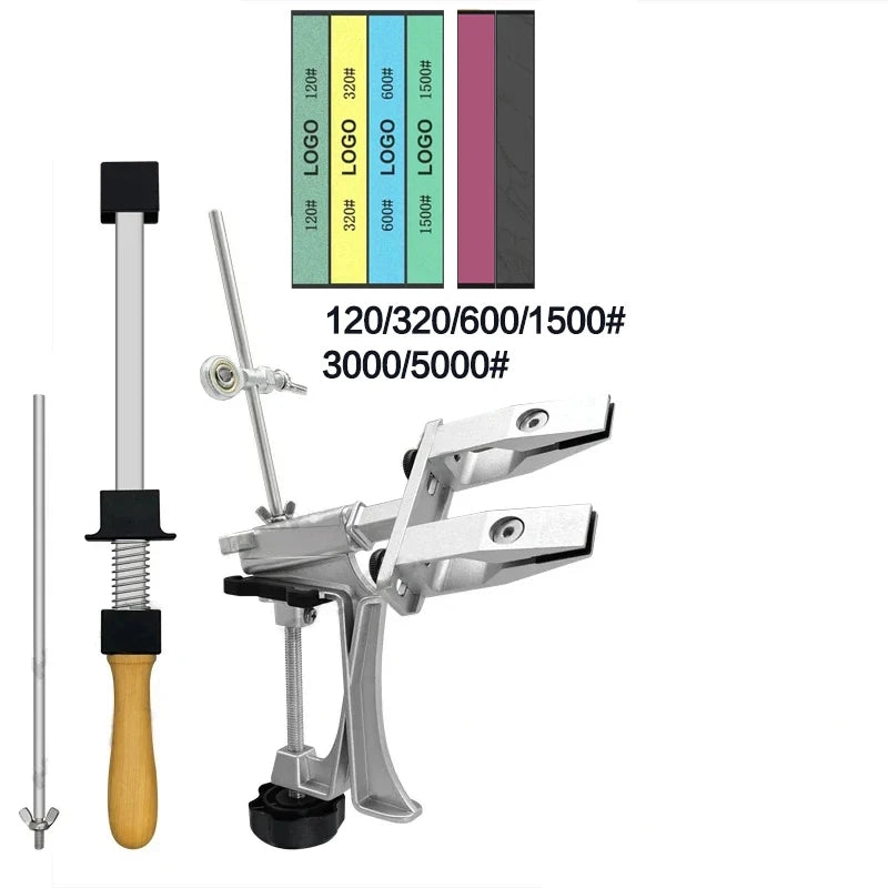 Professional Knife Sharpener Aluminum alloy Fixed Angle Sharpener Diamond Stone Whetstone Kitchen Tools Sharpen Machine Knives