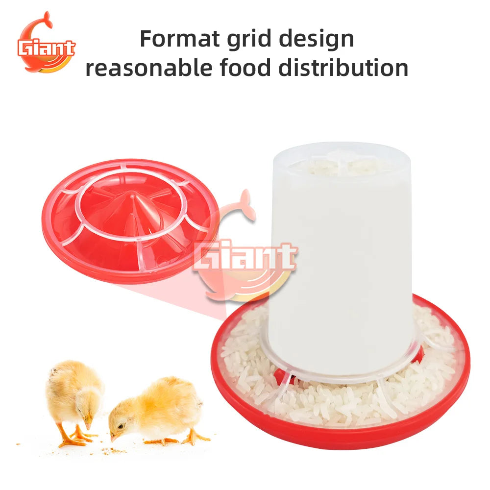Chicken Chick Feeder & Waterer – Manger Grid Design for Easy Feeding and Drinking