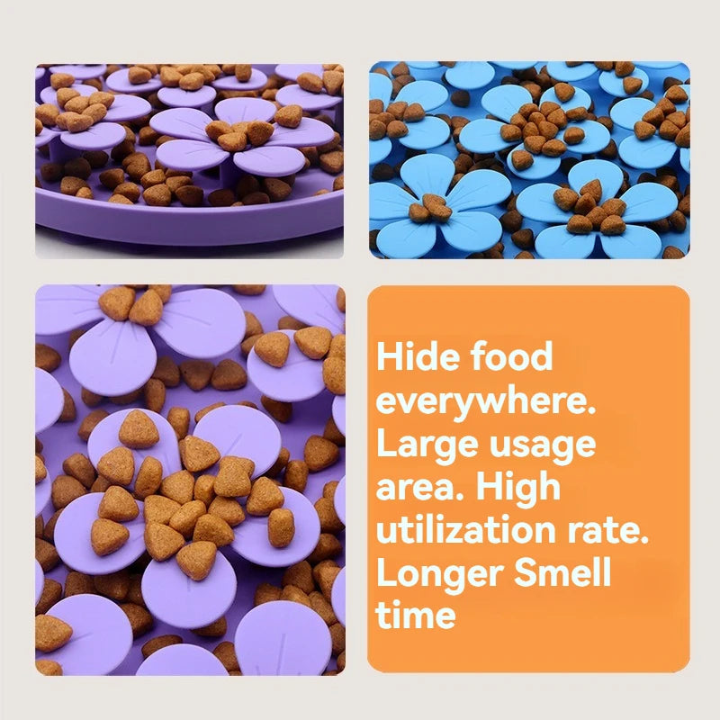 Silicone Slow Feed Mat for Cats & Dogs – Suction Cup Lick Pad and Treat Dispenser for Healthy Eating