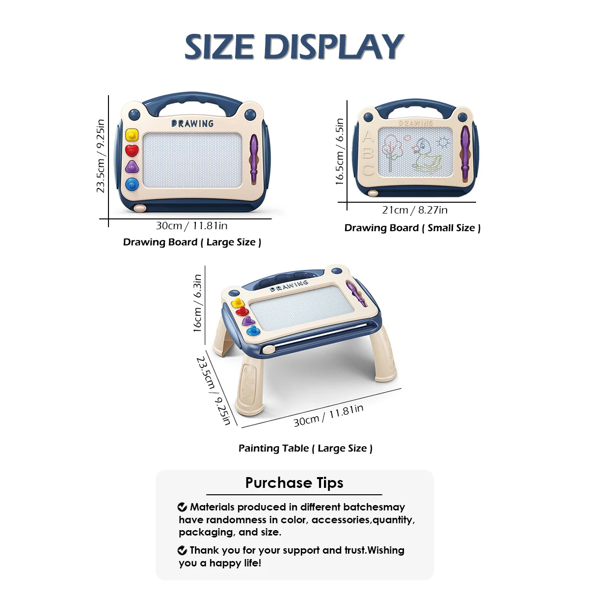 Children’s Magnetic Drawing Board – Color Writing and Graffiti Art Toy for Boys and Girls