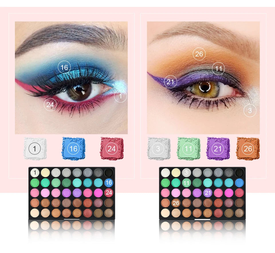 POPFEEL 120 Colors Eyeshadow Palette