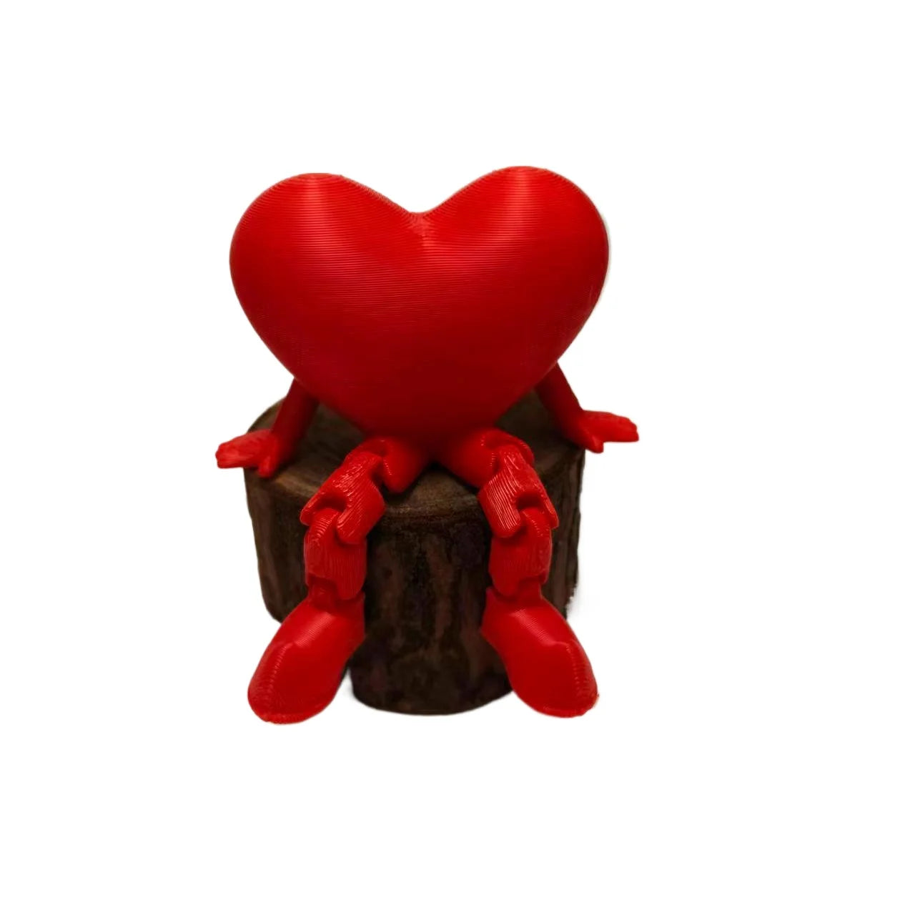 3D Printed Heart Ornament Desk Accessiories Wedding Party Decorations Romantic style Movable decoration Statue Holiday Gifts