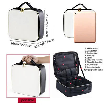 Professional Travel Makeup Cosmetic Bag