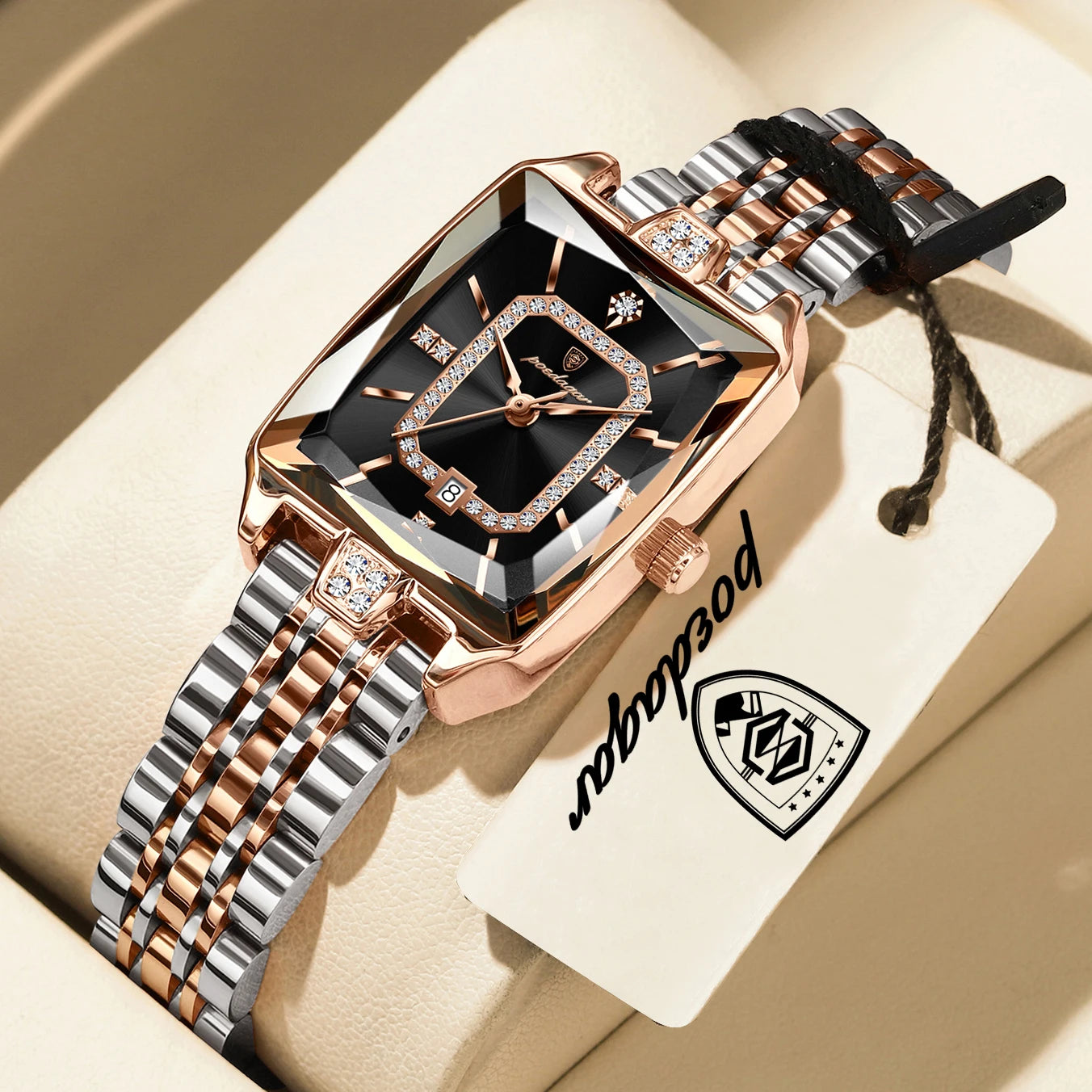 POEDAGAR Elegant Exquisite Woman Watch Waterproof Stainless Steel Date Original Fashion Ladies Wristwatch Women's Quartz Watches