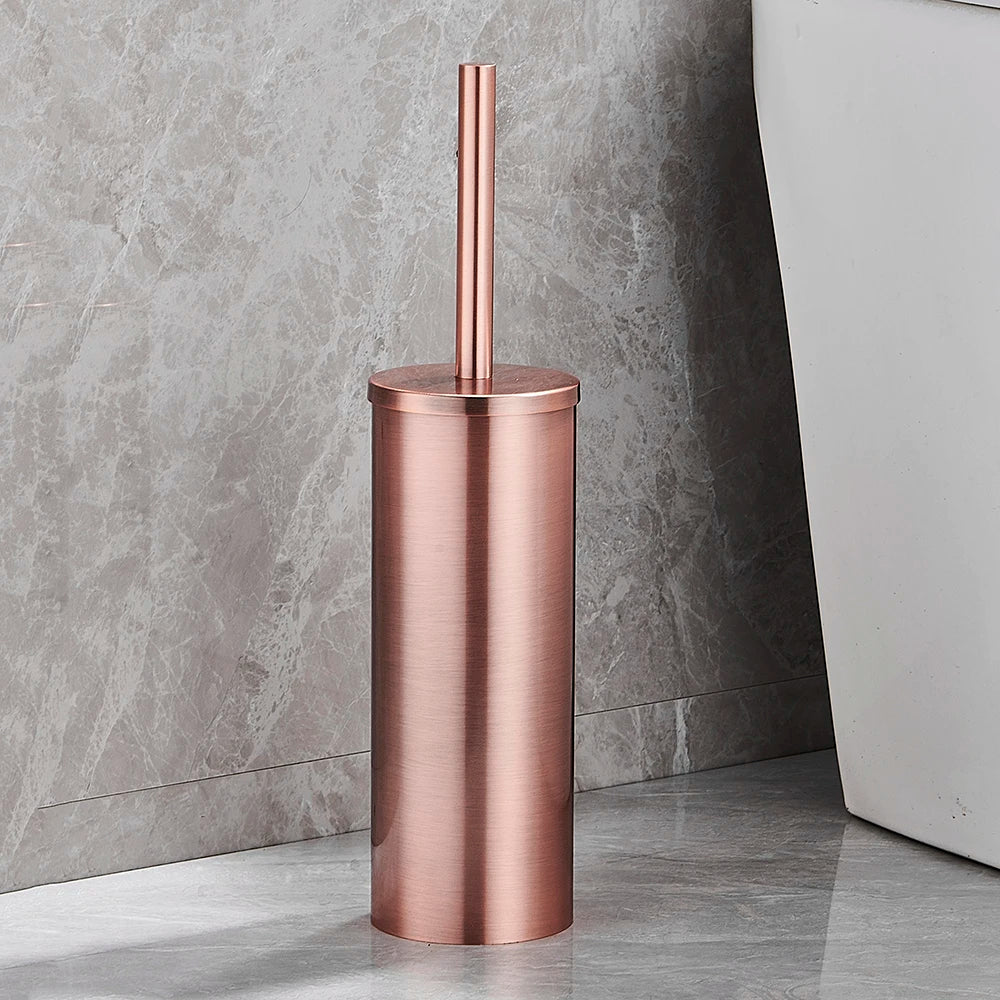 Stainless Steel Bathroom Toilet Brush Holder Accessories Black Toilet Brush Wall Mounted WC Cleaner Brush FR07