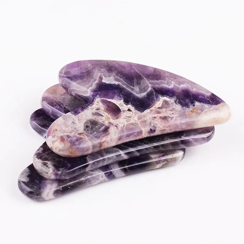 Crystal Jade Face Massager Stone Facial Massage Skincare Tool