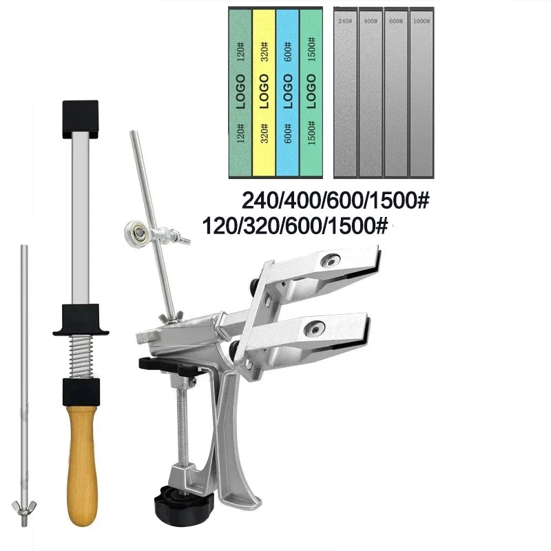 Professional Knife Sharpener Aluminum alloy Fixed Angle Sharpener Diamond Stone Whetstone Kitchen Tools Sharpen Machine Knives