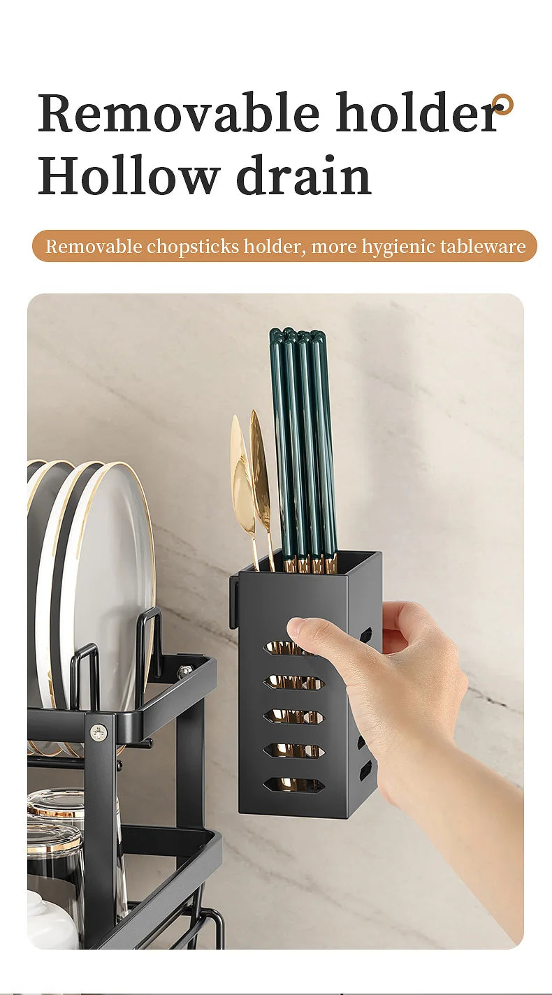 Dish Drying Rack Kitchen Adjustable Stainless Steel Cutting Board Organiser Dish Bowl Drainer Storage Rack Kitchen Utensils