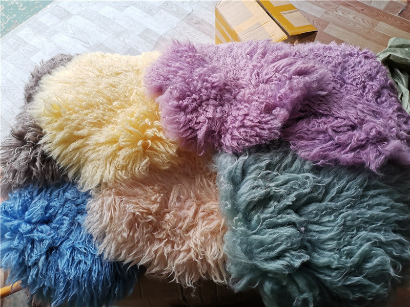 100% Flokatti Wool Mats Baby Photography Blanket Newborn Wrap Flokati Props for Newborns Photo Shoot Fotografia Accessories