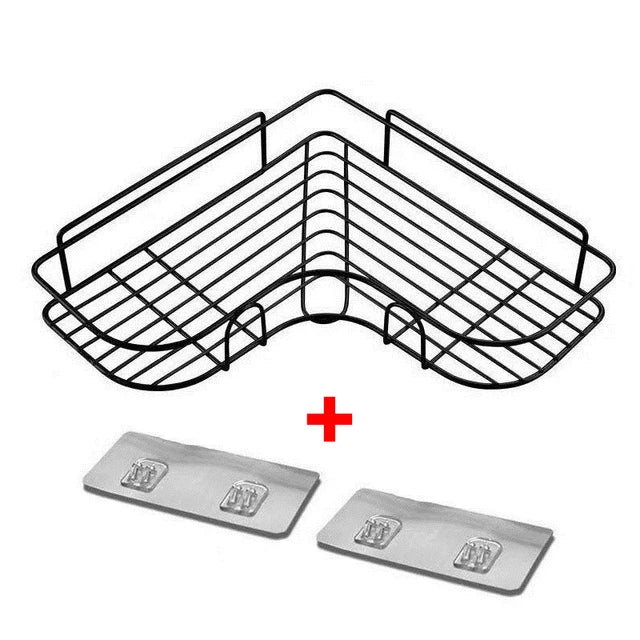 Bathroom Metal Shelves No-Drill Bathroom Organiser Cleaning Supplies Organiser Kitchen Supplies Storage Bathroom Accessories