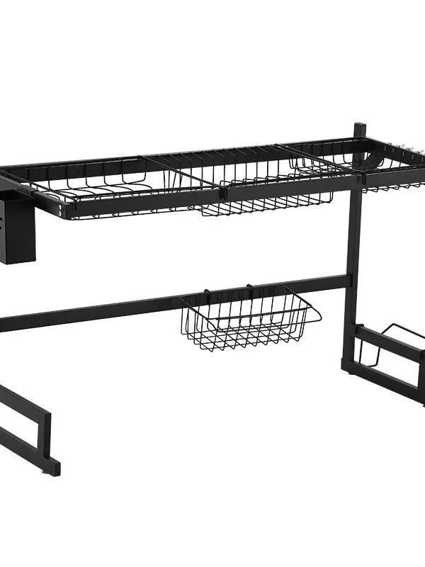 Kitchen Sink Multi-Function Rack Dish Drainer Plate Bowl Storage Shelf Countertop Home Use Organiser Utility Rack Shelf