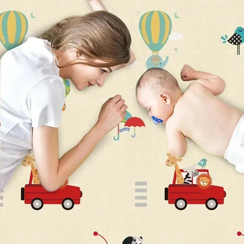 Non Toxic Foldable Baby Play Mat Educational Children's Room Carpet Non Slip and Anti Fall Floor Children's Activity Toys