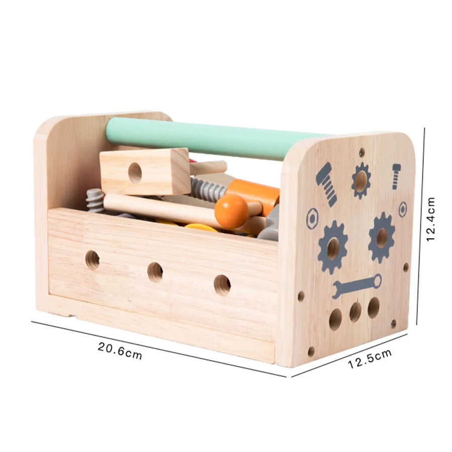 Kids Tool Bench Wooden Set Toys Montessori Toys Workbench Construction Toys Educational Toys Christmas Birthday Gifts boys