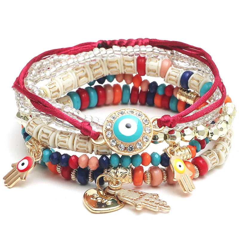 6Pc Set Bohemian Bracelet Set