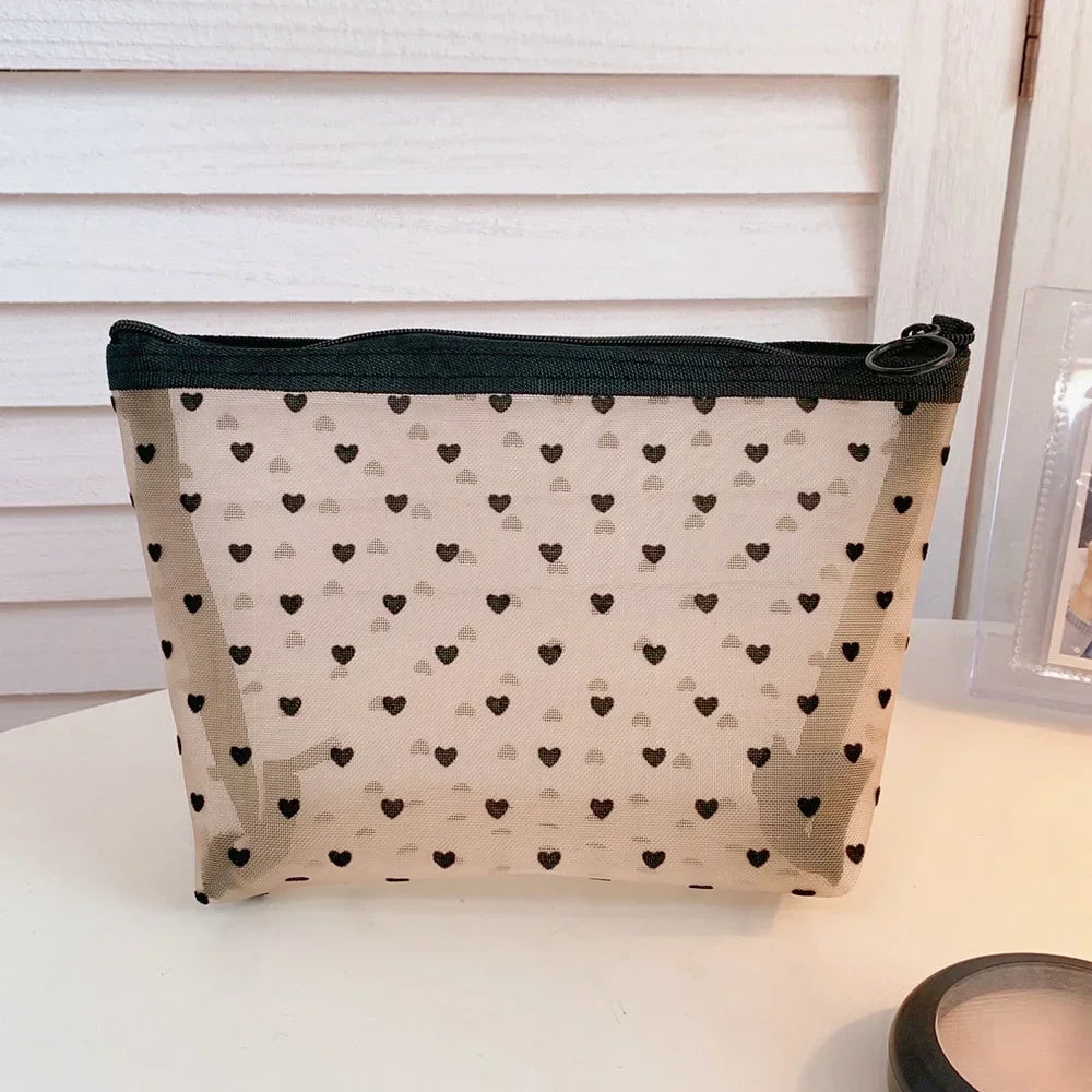 Mesh Cosmetic Travel Storage Makeup Bag Organiser