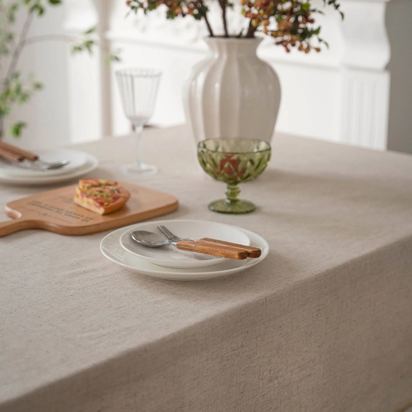 Washable Cotton Linen Table Cloths
