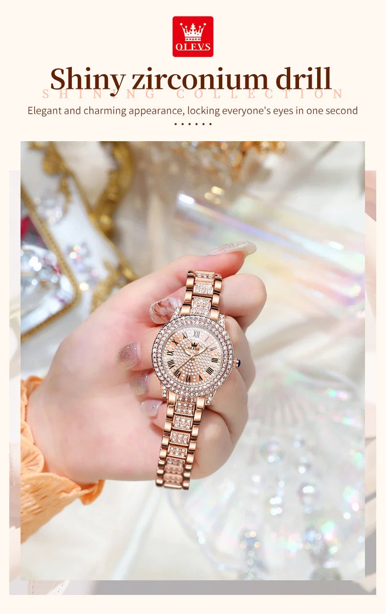 Stainless Steel  Diamond Watch