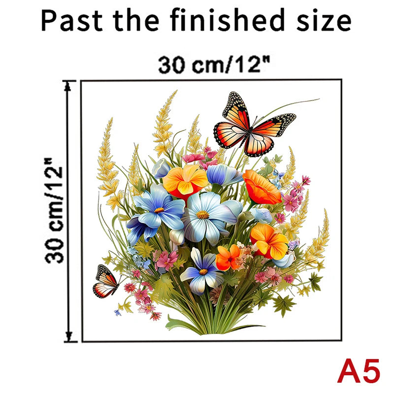 Butterfly Flower Waterproof Toilet Sticker Bathroom Toilet Seat Beautification Decorative Sticker Self-adhesive Decals