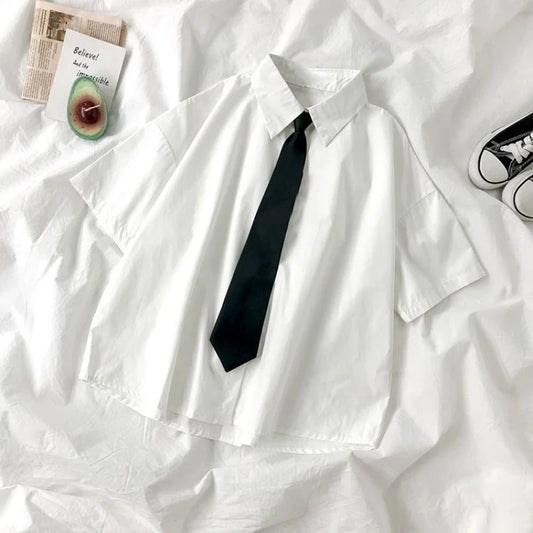 Japan Style White Shirts